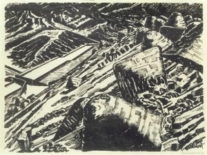 Ladle Slag, Old Hill door Edward Alexander Wadsworth