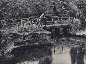 Bij Burcombe op de Nadder door Edward Alfred Barton