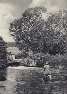 Op de Itchen onder Winchester door Edward Alfred Barton