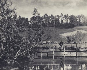 Tumbling Bay, op een drager van de Test onder Fullerton door Edward Alfred Barton