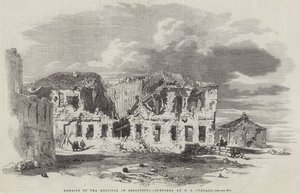 Restanten van het Ziekenhuis in Sebastopol door Edward Angelo Goodall