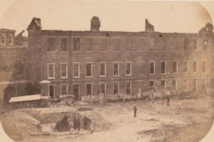 De evacuatie van Fort Sumter, april 1861 door Edward Anthony
