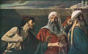 De Berouw van Judas, 1866, c1930 door Edward Armitage