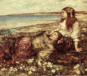 Brighouse Bay, Bij Kirkcudbright door Edward Atkinson Hornel