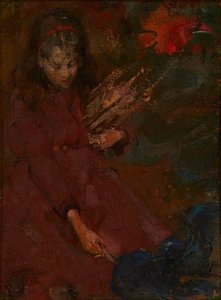Hout Verzamelen door Edward Atkinson Hornel