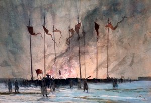 Begrafenis van Slachtoffers van de Russische Revolutie door Lintott