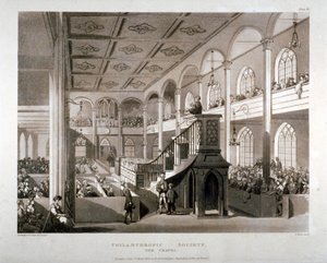 Philanthropic Society Institution Chapel, London Road, Southwark, Londen, 1809 door Edward Blackburn