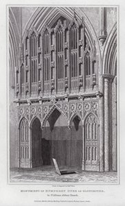 Monument van Humphrey Hertog van Gloucester, in de Abdijkerk van St Albans door Edward Blore