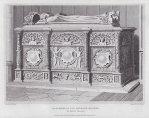 Monument van Sir Anthony Browne, in de Kerk van Battle door Edward Blore