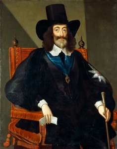 Portret van Karel I tijdens zijn proces door Edward Bower