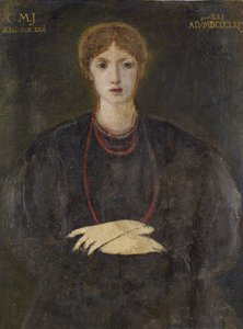 Portret van Georgiana Burne-Jones (1840-1920) door Edward Burne-Jones