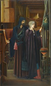 De Tovenaar door Edward Burne-Jones