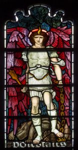 Cambridge, Jesus College Chapel, Potestates door Edward Burne Jones