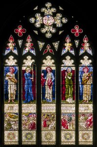 Oxford Harris Manchester College, Westraam door Edward Burne Jones