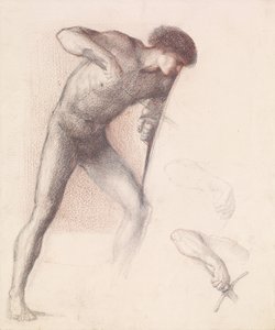St. George Serie - Mannelijke Naakt - Studie van St. George voor 