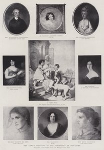 De familieportretten van de Gladstones in Hawarden