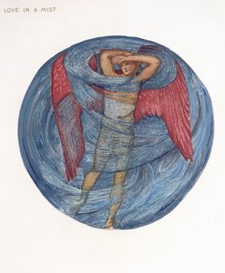 Het Bloemenboek: I. Liefde in een Mist, 1905 door Edward Burne Jones