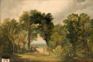 Een Bosrijke Openplek door Edward Calvert