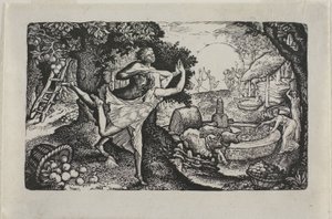 Het ciderfeest door Edward Calvert