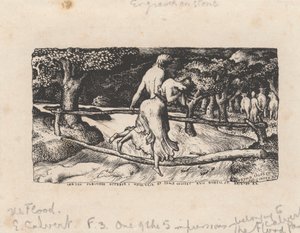 De zondvloed door Edward Calvert