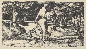De zondvloed, 1904 door Edward Calvert