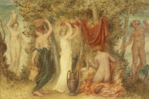 Votiefoffers - Klassieke Scene door Edward Calvert