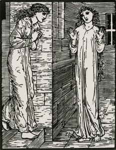 Komt naar de Eerste Zuster door Edward Coley (after) Burne Jones