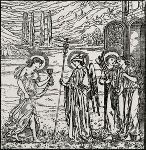 Toetreding tot de Goden door Edward Coley (after) Burne Jones