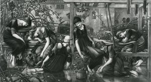 De tuin binnenplaats, uit de Briar Rose Serie