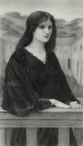 Vespertina Quies door Edward Coley (after) Burne Jones