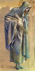 Gehulde figuur door Edward Coley Burne Jones