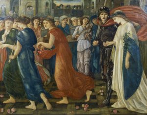 St. George en de Draak: No. 7 De Terugkeer door Edward Burne Jones