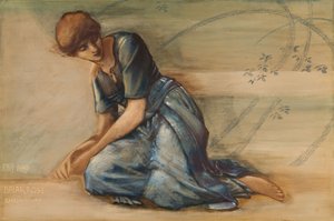 Studie voor de Briar Rose Serie, De Tuin Hof door Edward Coley Burne Jones