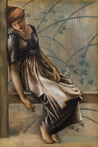 Studie voor de Briar Rose Serie, De Tuin Hof door Edward Coley Burne Jones