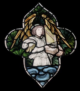 Engel met Orgel door Edward Burne Jones
