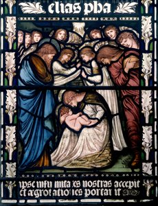 De Geboorte door Edward Burne Jones