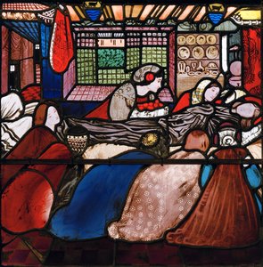 De Dood van St. Frideswide door Edward Burne Jones