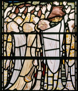 Elia en de priesters van Baäl (detail) door Edward Burne Jones