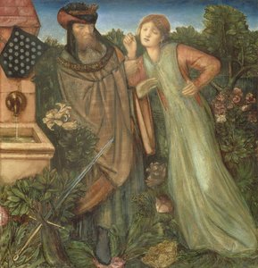 Koning Mark en de Schone Iseult, 1862 door Edward Burne Jones