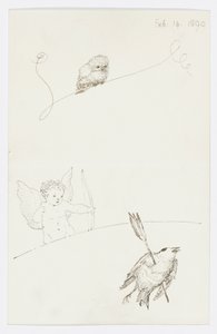 Brief aan de kleindochter van de kunstenaar Angela Thirkell door Edward Burne Jones