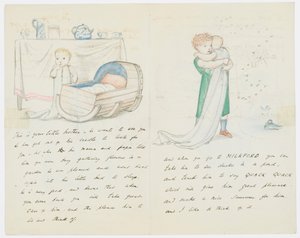 Brief aan de kleindochter van de kunstenaar Angela Thirkell