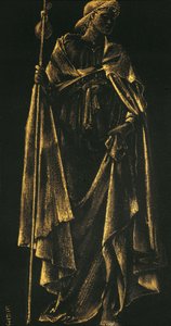 Verzorgende engel door Edward Burne Jones