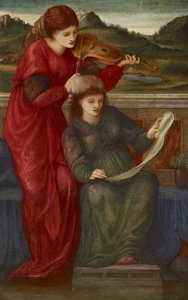 Muziek, 1877 door Edward Burne Jones