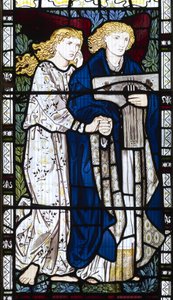 Muzikale Engel, 1865 door Edward Burne Jones
