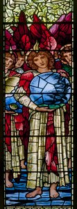 Oxford Harris Manchester College, Morris & Co., Edward Burne-Jones, De Dagen van de Schepping door Edward Coley Burne Jones