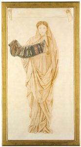 Philomela, 1864 door Edward Burne Jones