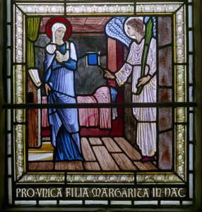 Rottingdean, St Margaret, Morris & Co., Edward Burne-Jones, De Aankondiging