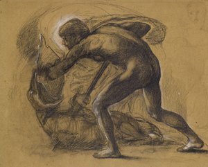 Sint Joris en de Draak door Edward Burne Jones