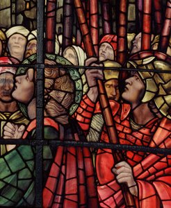 De Kruisiging Raam (detail) door Edward Burne Jones