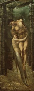De Diepten van de Zee, 1886 door Edward Burne Jones